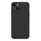 Nillkin Apple iPhone 15 Plus super frosted pro telefonvédő (közepesen ütésálló, gumírozott, érdes felület) fekete