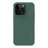 Nillkin Apple iPhone 15 Pro Max super frosted pro telefonvédő (közepesen ütésálló, gumírozott, érdes felület) sötétzöld