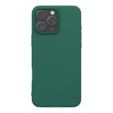 Nillkin Apple iPhone 16 Pro Max super frosted pro műanyag telefonvédő (ütésállóság, gumírozott, érdes felület) sötétzöld