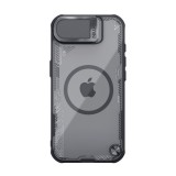 Nillkin Apple iPhone 16e iceblade prop szilikon telefonvédő (ütésállóság, kameravédő, kitámasztó, magsafe) fekete
