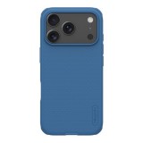 Nillkin Apple iPhone 17 Pro Max super frosted pro műanyag telefonvédő (ütésállóság, gumírozott, érdes felület) sötétkék
