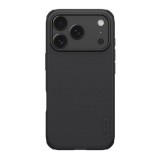 Nillkin Apple iPhone 17 Pro super frosted pro műanyag telefonvédő (ütésállóság, gumírozott, érdes felület) fekete