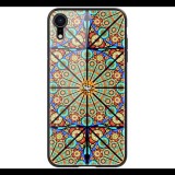 NILLKIN BRILLIANCE telefonvédő szilikon keret (BUMPER, közepesen ütésálló, edzett üveg hátlap, mandala minta) SZÍNES [Apple iPhone XR 6.1] (5996457799664)