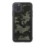Nillkin CAMO Apple iPhone 12 Pro Max műanyag telefonvédő (bőr hatású, terep minta) fekete
