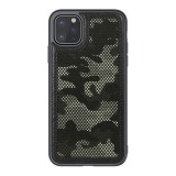 Nillkin CAMO Apple iPhone 12 Pro műanyag telefonvédő (bőr hatású, terep minta) fekete