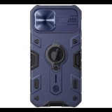 NILLKIN CAMSHIELD ARMOR defender műanyag telefonvédő (közepesen ütésálló, telefontartó gyűrű, logó kivágás) SÖTÉTKÉK [Apple iPhone 12 Pro] (5996591023540) - Telefontok