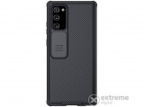 Nillkin Camshield gumi/szilikon tok Samsung Galaxy Note 20 (SM-N980F) készülékhez, csíkos fekete