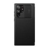 Nillkin CamShield Leather case for Samsung Galaxy S22 Ultra (Black)