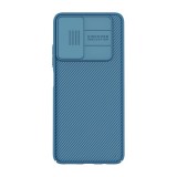 NILLKIN CAMSHIELD műanyag telefonvédő ( Xiaomi Redmi Note 11T 5G szilikon keret, közepesen ütésálló, kamera védelem) kék