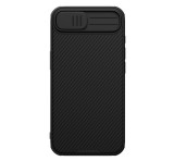 NILLKIN CAMSHIELD PRO MAGNETIC műanyag telefonvédő (ütésállóság, kameravédő, mágneses, csíkos) FEKETE Apple iPhone 16e