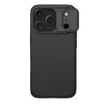 NILLKIN CAMSHIELD PRO MAGNETIC műanyag telefonvédő (ütésállóság, kameravédő, mágneses, csíkos) FEKETE Apple iPhone 17 Pro