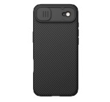 NILLKIN CAMSHIELD PRO MAGNETIC műanyag telefonvédő (ütésállóság, kameravédő, mágneses, csíkos) FEKETE Apple iPhone Air