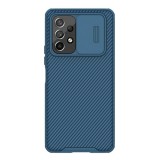Nillkin Camshield Pro műanyag telefonvédő ( Samsung Galaxy A53 (SM-A536) szilikon keret, közepesen ütésálló sötétkék