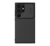 Nillkin CamShield Pro, Samsung Galaxy S24 Ultra, Fekete, Szilikon, Mobiltelefon tok