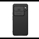Nillkin CAMSHIELD PRO szilikon telefonvédő (ütésállóság, kameravédő, csíkos) FEKETE Google Pixel 9 Pro (GP-160882) (GP-160882)