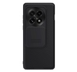 NILLKIN CAMSHIELD PRO szilikon telefonvédő (ütésállóság, kameravédő, csíkos) FEKETE OnePlus 13 5G
