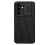 NILLKIN CAMSHIELD PRO szilikon telefonvédő (ütésállóság, kameravédő, csíkos) FEKETE Samsung Galaxy A56 5G (SM-A566)