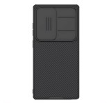 NILLKIN CAMSHIELD PRO szilikon telefonvédő (ütésállóság, kameravédő, csíkos) FEKETE Samsung Galaxy S25 Ultra (SM-S938)