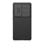 NILLKIN CAMSHIELD PRO szilikon telefonvédő (ütésállóság, kameravédő, csíkos) FEKETE Samsung Galaxy S26 (SM-S942)