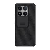 NILLKIN CAMSHIELD PRO szilikon telefonvédő  Xiaomi 14T (ütésállóság, kameravédő, csíkos) FEKETE