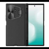 Nillkin CAMSHIELD PROP MAGNETIC szilikon telefonvédő (ütésállóság, kameravédő, kitámasztó, csíkos, érintő ceruza) FEKETE Samsung Galaxy Z Fold7 (SM-F966) (GP-174154) (GP-174154)