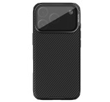 NILLKIN CAMSHIELD PROP MAGNETIC szilikon telefonvédő (ütésállóság, kameravédő, kitámasztó, csíkos) FEKETE Apple iPhone 17 Pro