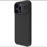 Nillkin CamShield Silky Apple iPhone 14 Pro MagSafe szilikon tok fekete (69915) (NI69915) - Telefontok