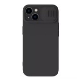 Nillkin CamShield Silky Silicone case for iPhone 14/13 (classic black)