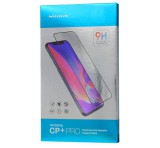 NILLKIN CP+ PRO képernyővédő üveg (2.5D kerekített szél, íves, full glue, karcálló, UV szűrés, 0.33mm, 9H) FEKETE Apple iPhone 14 Pro Max