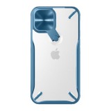 Nillkin CYCLOPS Apple iPhone 12 Pro Max műanyag telefonvédő (közepesen ütésálló, kameravédő) kék