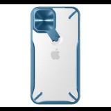 NILLKIN CYCLOPS műanyag telefonvédő (közepesen ütésálló, légpárnás sarok, kameravédő, kitámasztó) KÉK [Apple iPhone 12 mini] (5996591016054)