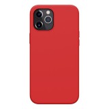 Nillkin Flex Pure Apple iPhone 12 Pro Max szilikon telefonvédő (ultravékony, környezetbarát, matt) piros