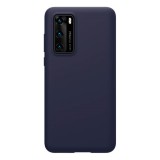 Nillkin Flex Pure Huawei P40 szilikon telefonvédő (ultravékony, környezetbarát, matt) sötétkék