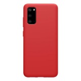 Nillkin Flex Pure Samsung Galaxy S20 (SM-G981U) szilikon telefonvédő (ultravékony, környezetbarát, matt) piros