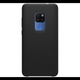 NILLKIN FLEX PURE szilikon telefonvédő (ultravékony, környezetbarát, mikrofiber plüss belső, matt) FEKETE [Huawei Mate 20] (5996457823543)