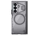 NILLKIN ICEBLADE FOLD szilikon telefonvédő (ütésállóság, kameravédő, kitámasztó, MagSafe) FEKETE Samsung Galaxy Z Fold7 (SM-F966)