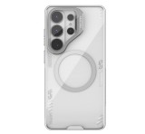 NILLKIN ICEBLADE PROP MAGNETIC szilikon telefonvédő (ütésállóság, kameravédő, kitámasztó, MagSafe) VILÁGOSSZÜRKE Samsung Galaxy S26 Ultra (SM-S948)