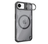 NILLKIN ICEBLADE PROP szilikon telefonvédő (ütésállóság, kitámasztó, MagSafe) FEKETE Apple iPhone 16e