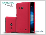 Nillkin Microsoft Lumia 550 hátlap képernyővédő fóliával - Nillkin Frosted Shield - piros NL114562