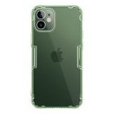 Nillkin Nature Apple iPhone 12 mini szilikon telefonvédő (közepesen ütésálló, 0.6 mm, ultravékony) sötétzöld