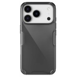 Nillkin Nature Pro Apple iPhone 17 Pro Max szilikon tok, átlátszó-fekete