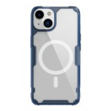 Nillkin Nature Pro mágneses tok iPhone 14 mágneses tok MagSafe kék