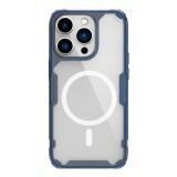 Nillkin Nature Pro mágneses tok iPhone 14 Pro mágneses védőtok MagSafe kék