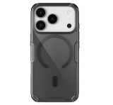 NILLKIN NATURE PRO MAGNETIC műanyag telefonvédő (ütésállóság, légpárnás sarok, MagSafe) FEKETE Apple iPhone 17 Pro