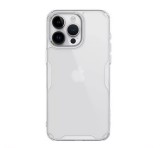 NILLKIN NATURE PRO műanyag telefonvédő (szilikon keret, közepesen ütésálló, légpárnás sarok) ÁTLÁTSZÓ Apple iPhone 15 Pro Max
