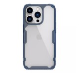 NILLKIN NATURE PRO műanyag telefonvédő (szilikon keret, közepesen ütésálló, légpárnás sarok) SÖTÉTKÉK Apple iPhone 14 Pro