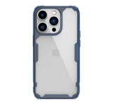NILLKIN NATURE PRO műanyag telefonvédő (szilikon keret, közepesen ütésálló, légpárnás sarok) SÖTÉTKÉK Apple iPhone 14 Pro Max