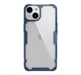 NILLKIN NATURE PRO műanyag telefonvédő (szilikon keret, közepesen ütésálló, légpárnás sarok) SÖTÉTKÉK Apple iPhone 15 Plus