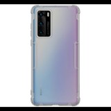 NILLKIN NATURE szilikon telefonvédő (közepesen ütésálló, légpárnás sarok, 0.6 mm, ultravékony) SZÜRKE [Huawei P40] (5996457948970)