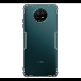 NILLKIN NATURE szilikon telefonvédő (közepesen ütésálló, légpárnás sarok, 0.6 mm, ultravékony) SZÜRKE [Xiaomi Redmi Note 9 5G] (5996591039008)